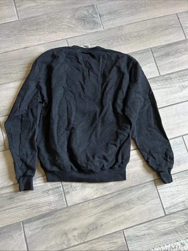 Champion Black Crewneck Sweatshirt with Green CAL POLY Lettering - Image 4