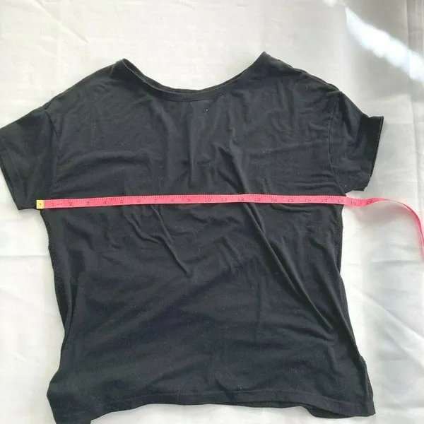 Athleta Top‎ Black plain Tee Shirt Short Sleeve XS - Image 6