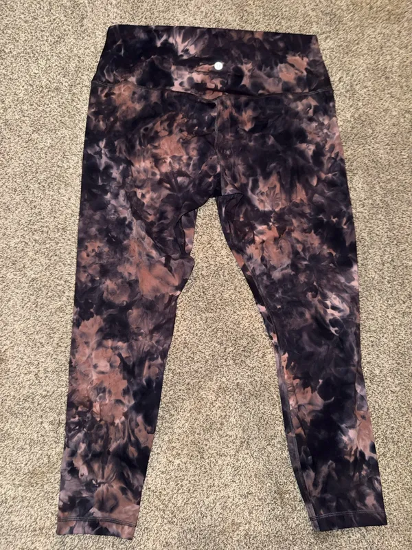 Lululemon Align High-Rise Pant 25" Diamond Dye Graphite Grey Pink Pastel - Image 2