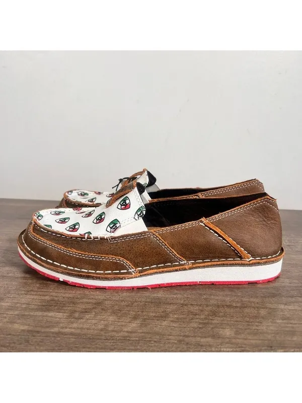 ARIAT NEW Women's Cruisers Ariat Mexico Print Shoe Size 9.5 #B1835 - Image 4