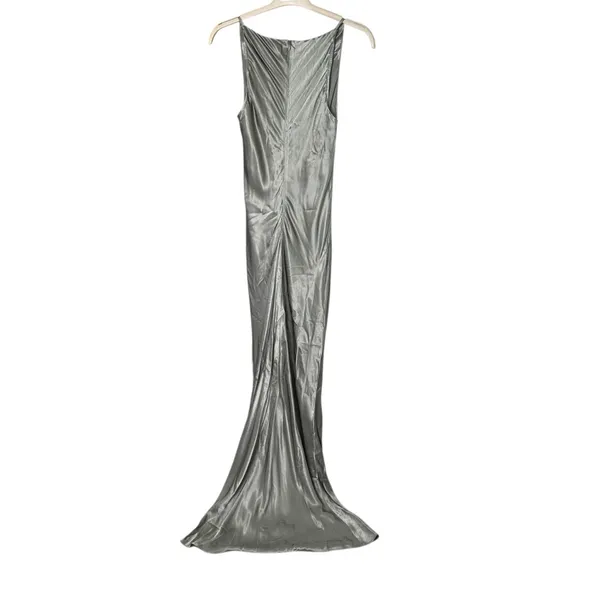 Shona Joy La Lune High Neck Cowl Maxi Dress‎ Sage - Image 5