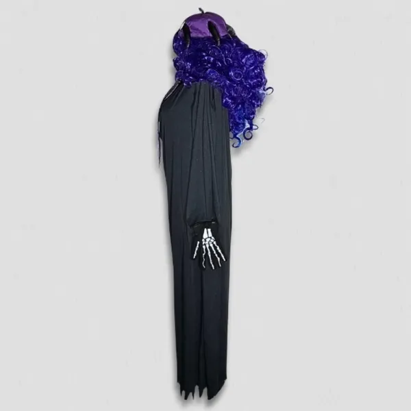 California Costume Spider Skeleton Hat Gloves Purple Black M/L - Image 4