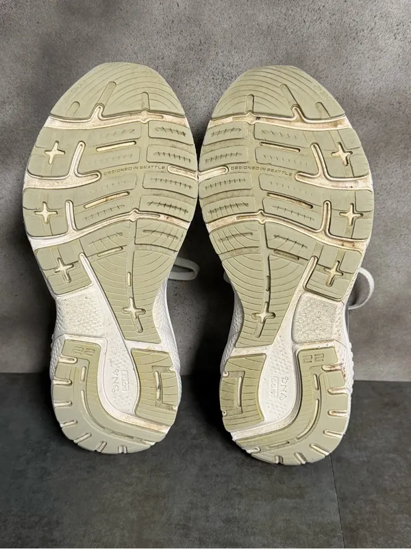 Brooks Adrenaline GTS 22 Women’s Oyster Grey/White Sneakers 1203531B134 Sz 7.5B - Image 16