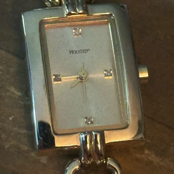 Vintage Holsted gold tone watch - Image 8