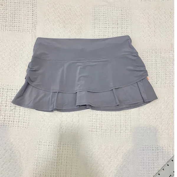 Lucky in Love Spark Ruche large tennis active boy short lined skirt SK2 3355 - Image 11