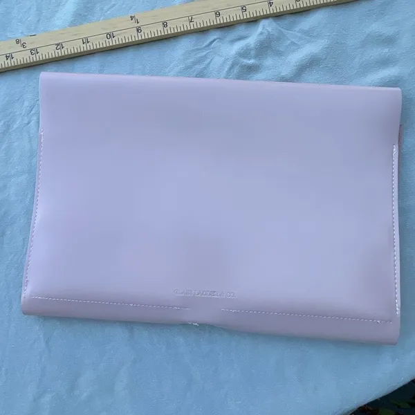 NWT Glass Ladder & Co pink portfolio or clutch - Image 6