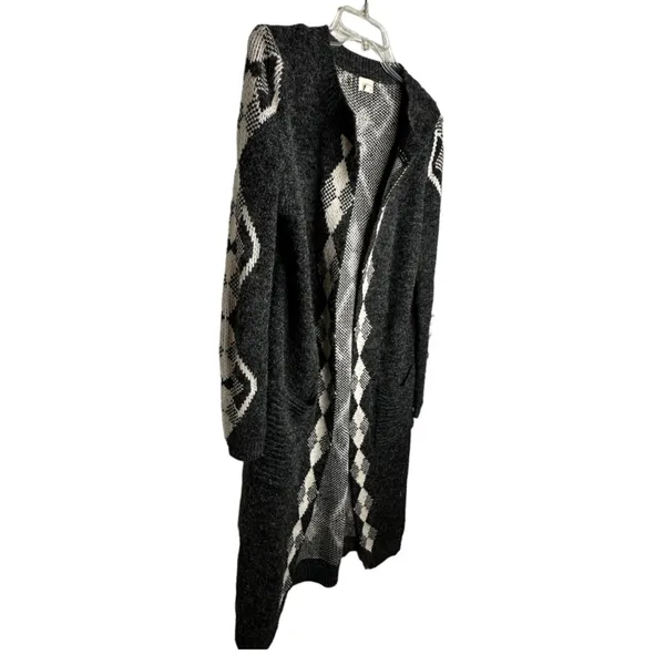 Listicle Mohair‎ Blend Long Cardigan Sweater - Image 4