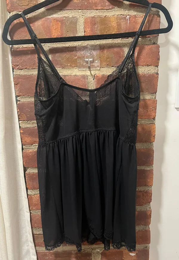 Adore Me NWT Robe & Nighty Baby Doll Lingerie Set L - Image 8