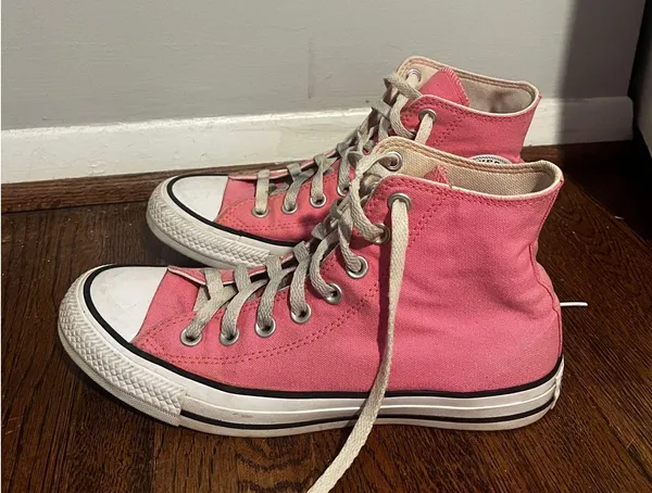 Pink Converse Sneakers - Image 2