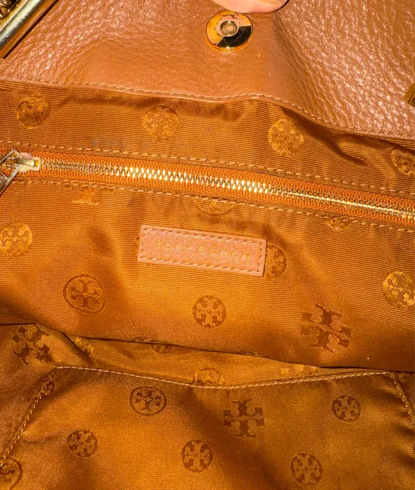 Tory Burch Bryant Embossed Leather Tote braw - Image 11