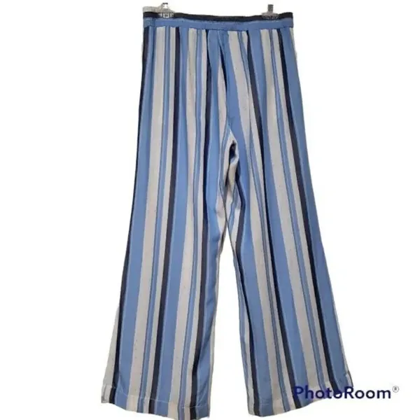 ✨Anthropologie Wide Beach Lounge Pants Blue Striped✨ - Image 3