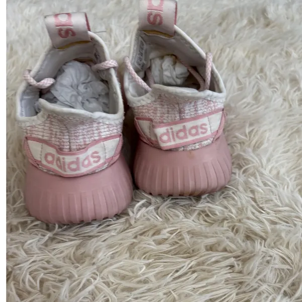 Adidas‎ Cloudfoam Pink White Running Athletic Shoes Sneakers Women's Size 8 - Image 5