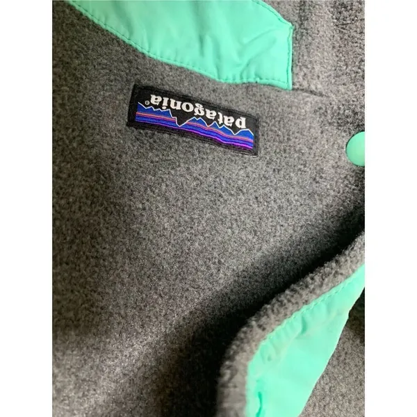 Patagonia Synchilla fleece pullover sweatshirt gray women's size small 25455 - Image 6