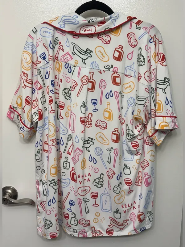 NWT Anthropologie LyreBird Briar Pajama Shirt | ModaLuxe Sleepwear - Image 3
