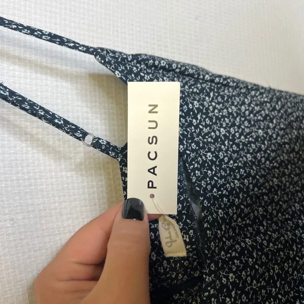 John Galt PacSun Navy Blue Ditsy Floral Mini Dress NWT 1SZ MH314-Z129S - Image 4