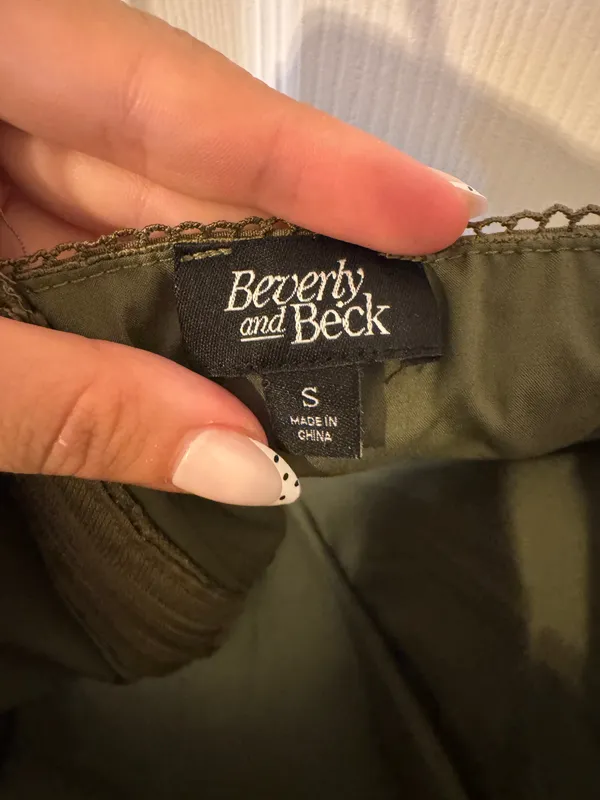 Beverly & beck corset top Green - Image 3