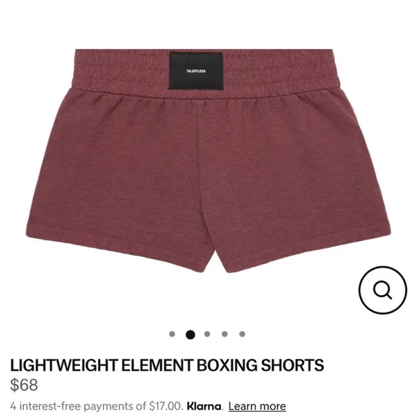 Burgundy Talentless Boxer shorts  - Image 4