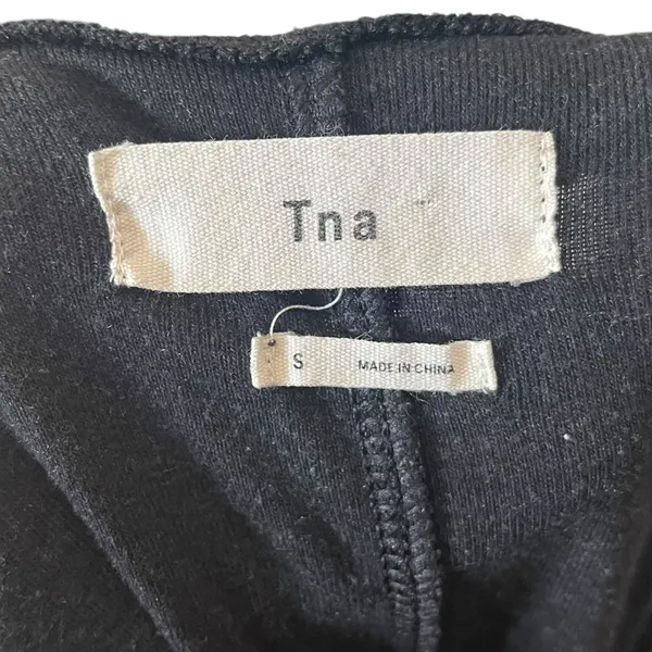 TNA Charcoal Gray Washed‎ Black Tank Top Sleeveless Trapeze Casual Summer - Image 4