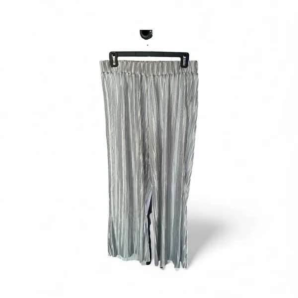 Rachel Zoe Pleated Mettalic Top and Bottom Pants Size Small - Image 2