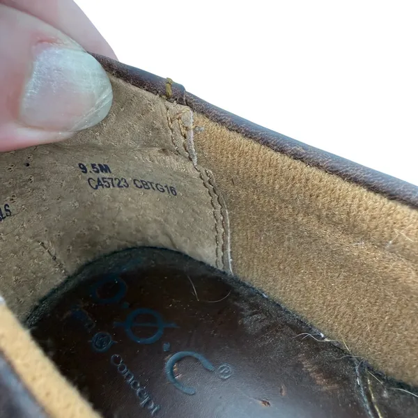 B.O.C. Born Concept Brown Leather Clogs Slip On Shoes Womens 9.5‎ M Boho Mule - Image 5