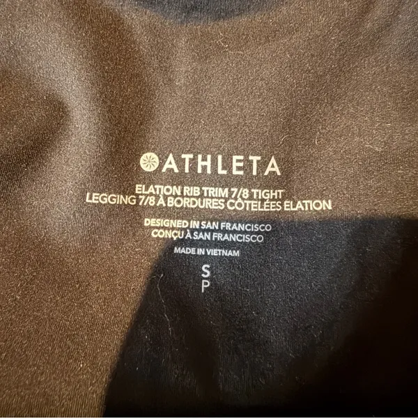 Athleta Elation Jogger Leggings Women’s Size Small Rib Trim 7/8 Fit Activewear‎ - Image 6