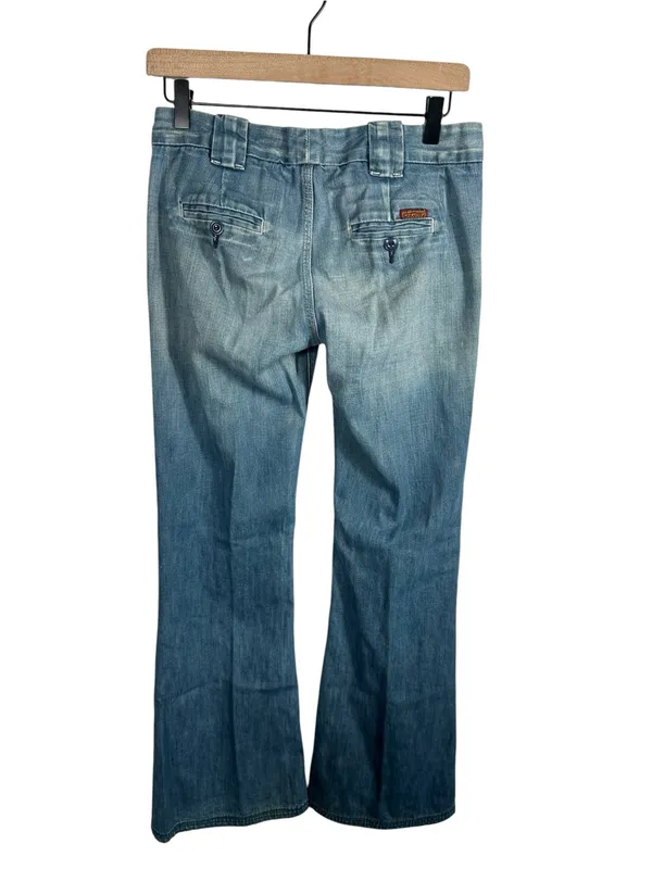 7 For‎ All Mankind Vintage Y2K Flare Jeans Women’s Size 26 - Image 3