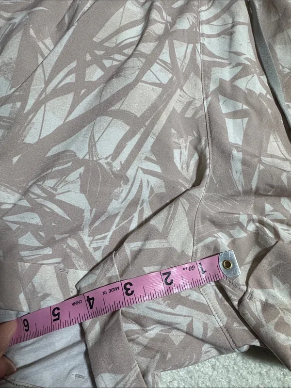 Lululemon Spring Break Away Short 4-Way Stretch 3" Shadow Leaf Light Ivory Muse - Image 6