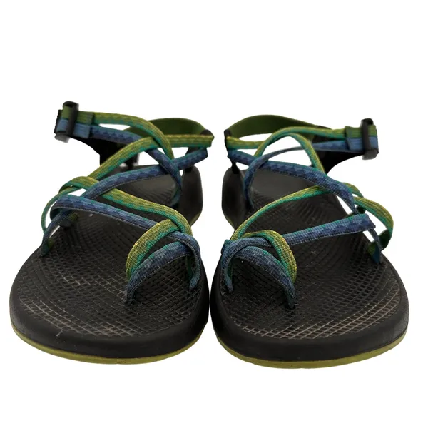 Chaco ZX2 Women's Green & Blue Sports Sandals Size 9 - Image 8