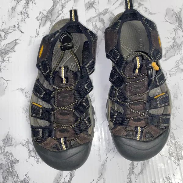KEEN Black Brown Newport H2 Water Shoes Sandals Women's Size 7* - Image 3