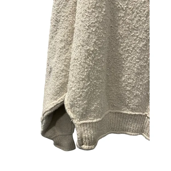 Free People Found My Friend Pullover Boucle Textured Sweater Size XS Oversized - Image 9