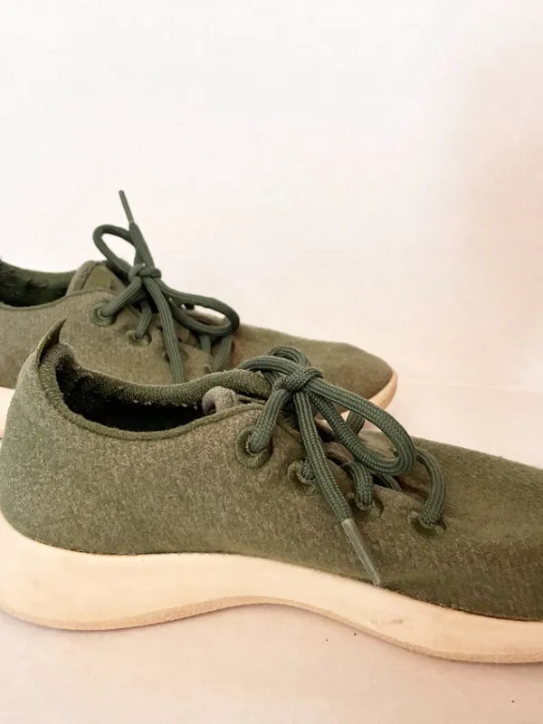 Allbirds Wool Runners Sneakers - Women's 7 - Green - Image 7