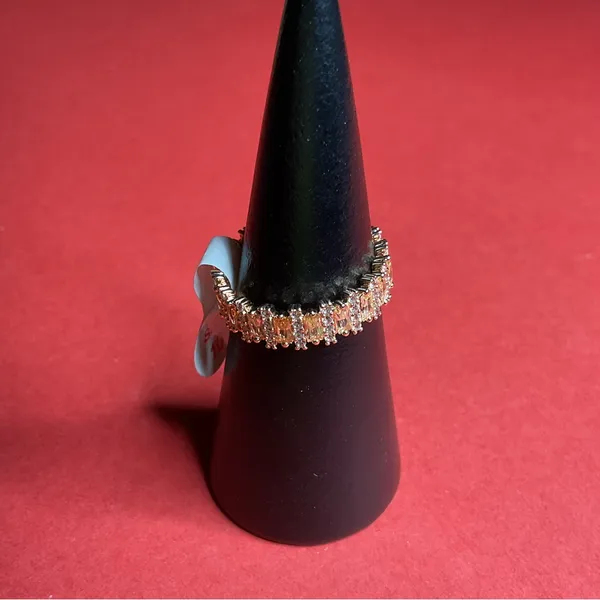 Bomb Party RG43260 “Call Me Stunning” Cubic Zirconia on Rose Gold Sz 10 Ring NWT - Image 2