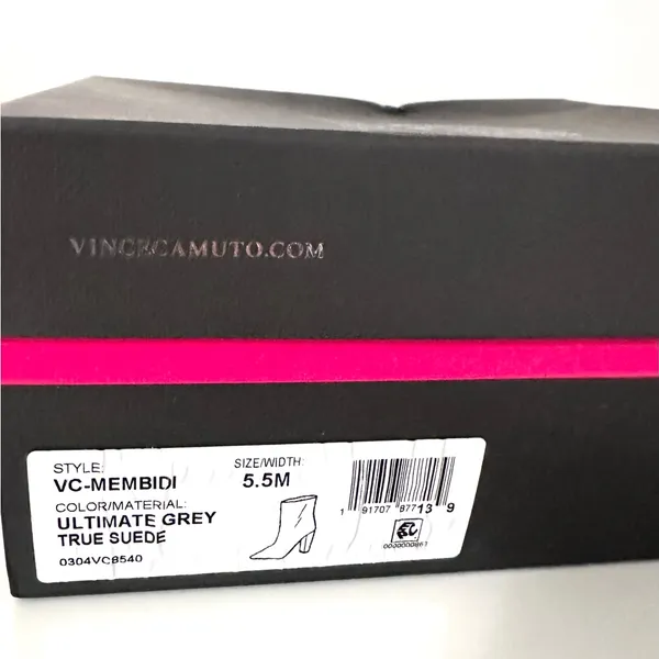 Vince Camuto Membidi Blue Gray Suede Mid Boots 5.5 - Image 6