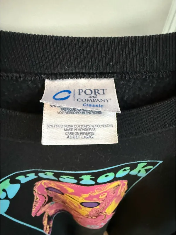Mudstock Crewneck Black Size L - Image 3