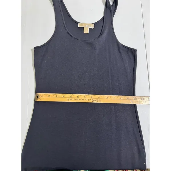Michael Kors Black Asymmetric High-Low Maxi Tank Dress Small - Image 9
