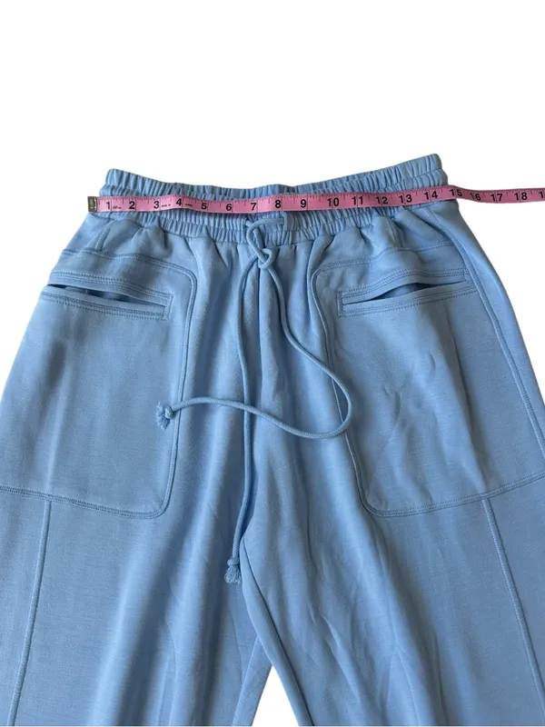 NWT Anthropologie Daily Practice Blue Joggers Oversized Relaxed Fit Comfy Lounge - Image 3