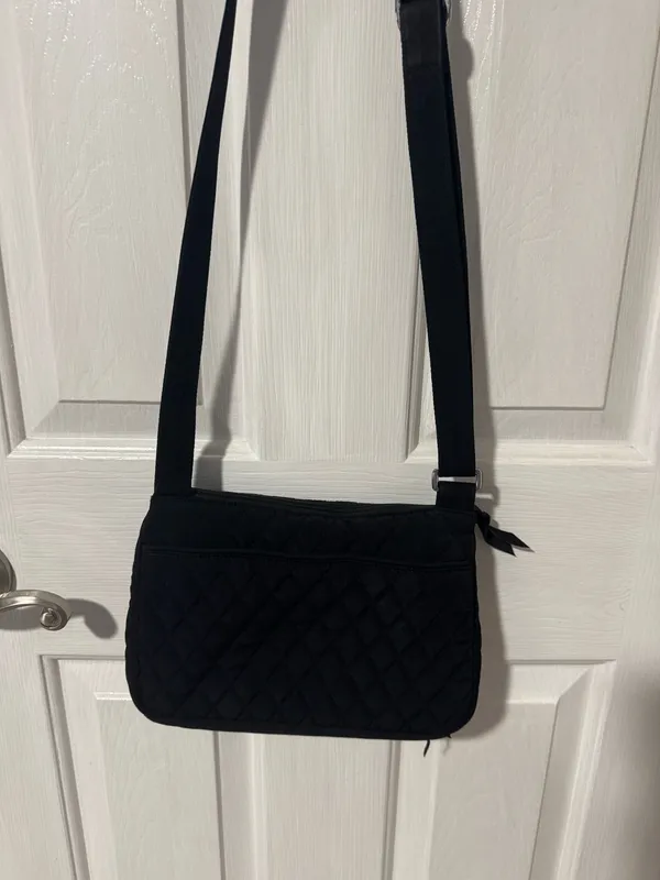Vera Bradley Black Crossbody Bag Quilted - Image 7