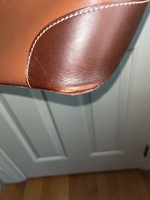 Dooney & Bourke Pebble Grain Leather Satchel with Crossbody Strap - Image 5