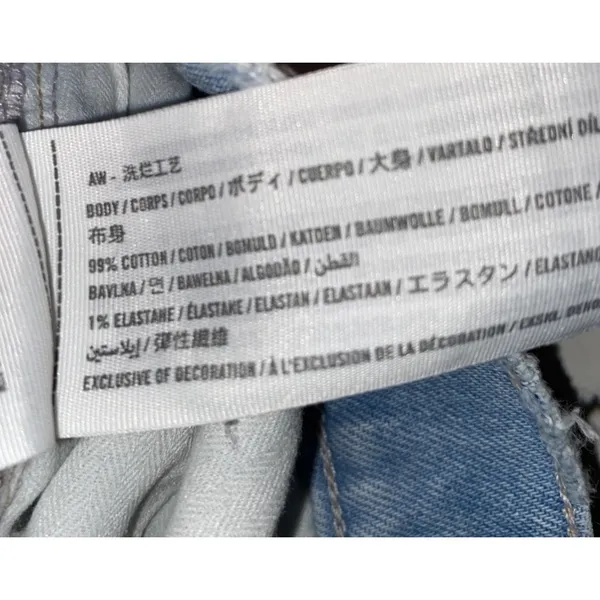 Abercrombie Fitch Curve Love 90s Straight Sz 6/28 Ultra High‎ Rise Jeans Blue - Image 4