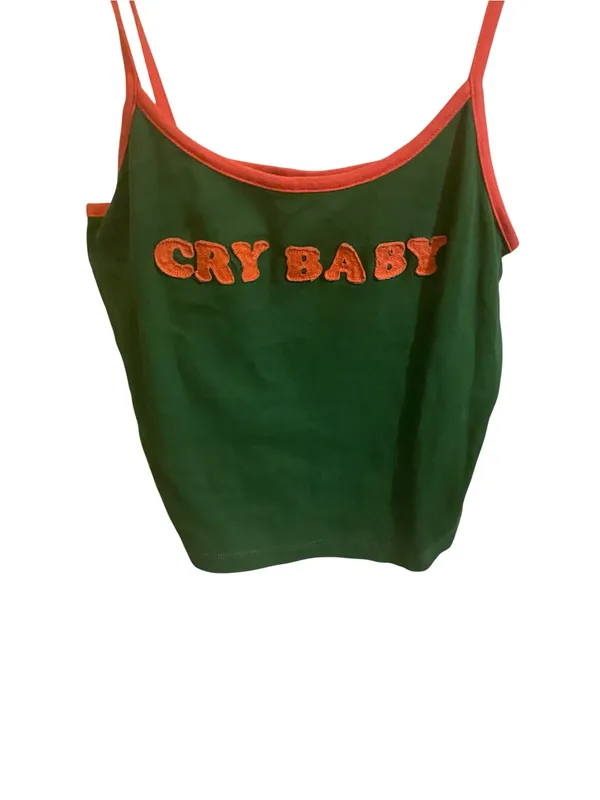 Urban Outfitters Cry Baby Cami Tank Top Y2K- 90s inspired cotton camisole lolita - Image 6