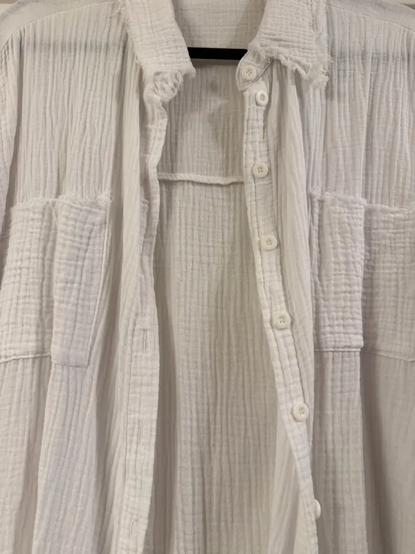 Impressions White Button Down Shirt - Image 5