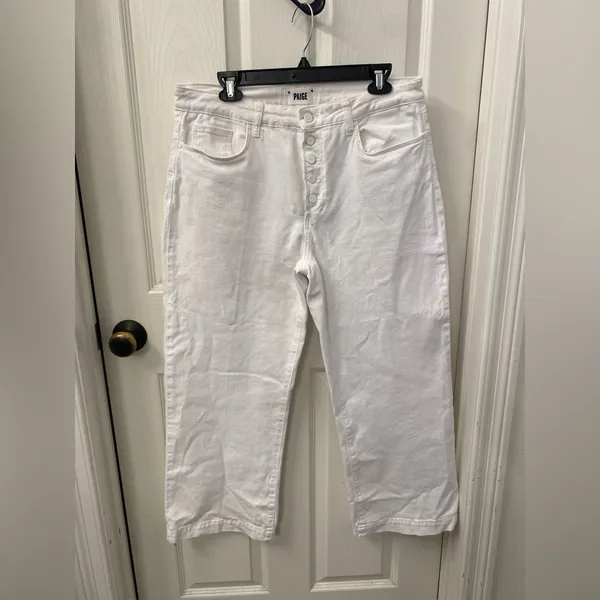 PAIGE Leenah Ankle White Women's Jeans - Image 3