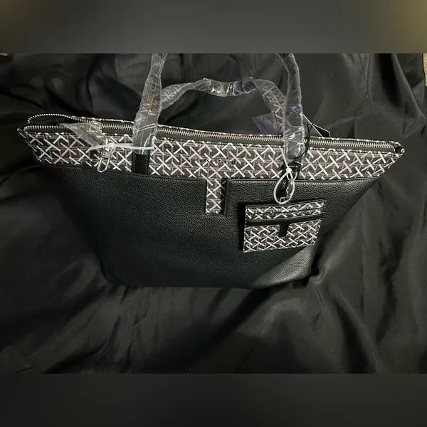 Tahari 3 PC Commuter Multi Compartment Tote Bag Set Purse NWT - Image 15