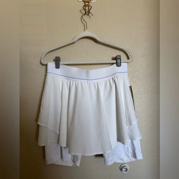 Lululemon Court Rival‎ High-Rise Tennis Skirt Sz 12 in White NEW - Image 5