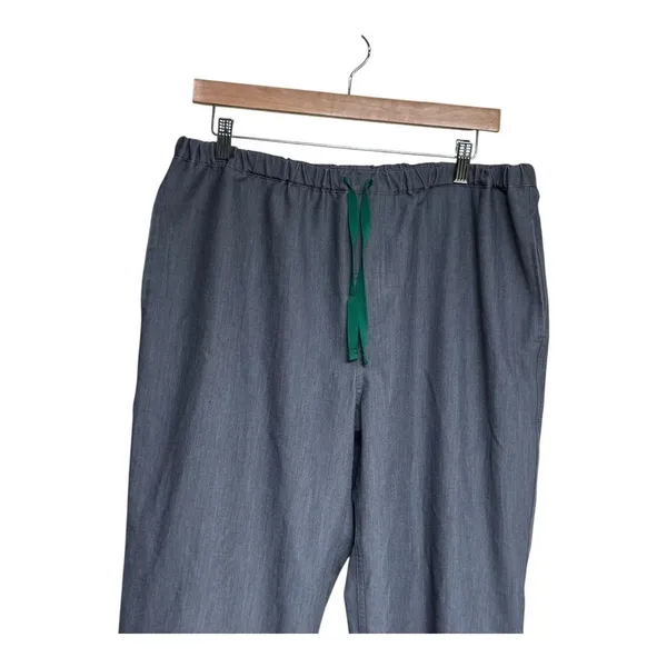 FIGS Awesome Gray Drawstring Scrub Pants Medical Doctor Nurse Women large short - Image 3