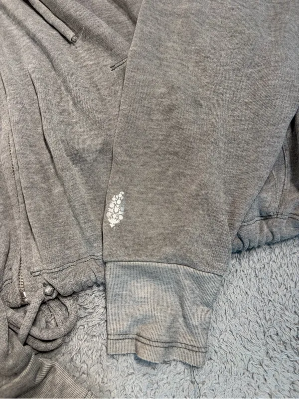 Free people FP movement Gray Hooded Zip-Up Sweatshirt small - Image 4