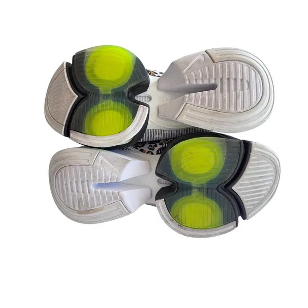 Nike SuperRep Cycle White Black Leopard Print Indoor Cycling Shoes SZ 8 - Image 5