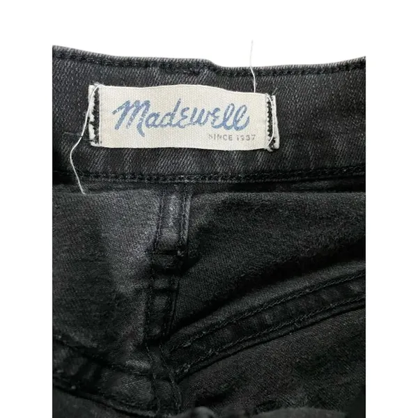 Madewell High Rise Skinny Jeans Faded Black Denim sz‎ 28 - Image 3