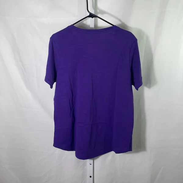 Fanatics NWT Minnesota Vikings NFL Team Apparel T-Shirt - Womens Size XL - Purple - Image 2