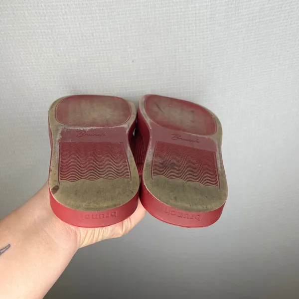Brunch l'Appartement Burgundy Corduroy Slippers Women's Slide House Shoes - Image 5